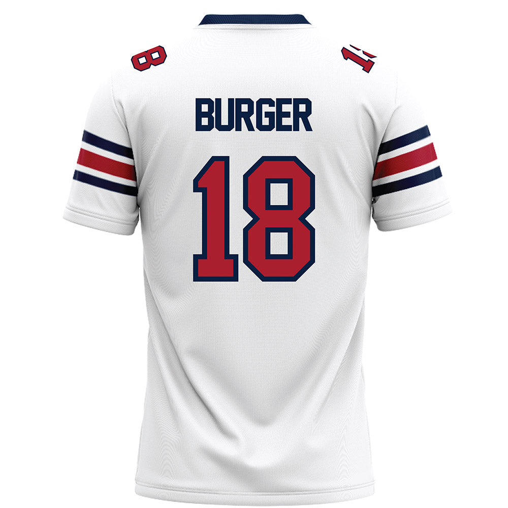 Liberty - NCAA Football : Ryan Burger - White Football Jersey