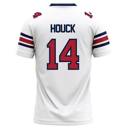 Liberty - NCAA Football : Ethan Houck - White Football Jersey-1