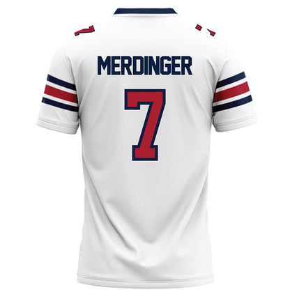 Liberty - NCAA Football : Michael Merdinger - White Football Jersey-1