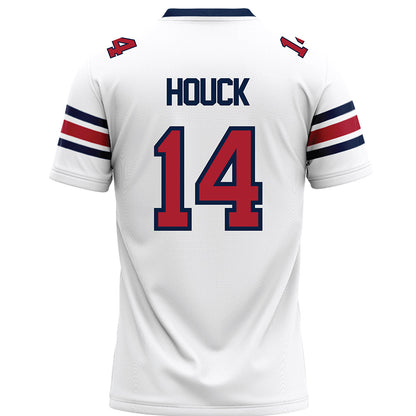 Liberty - NCAA Football : Ethan Houck - White Premium Football Jersey-1