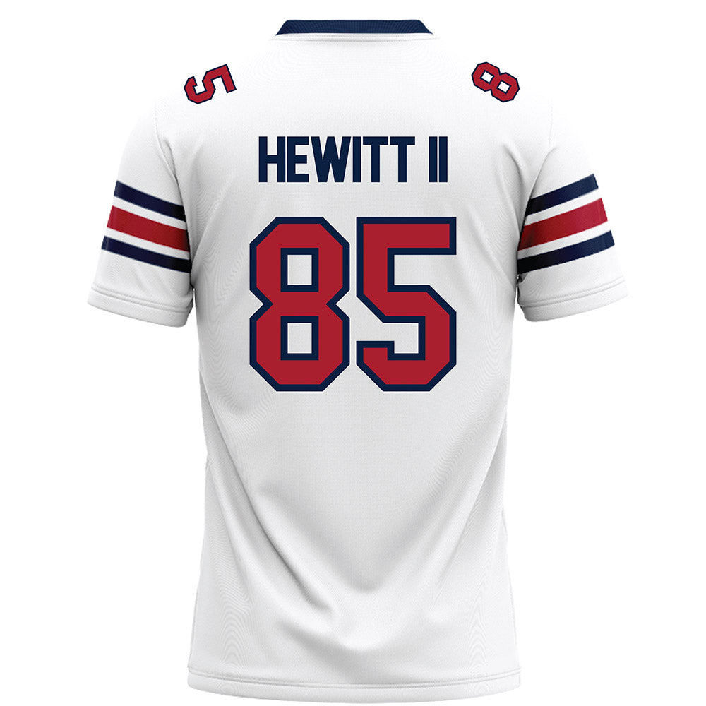Liberty - NCAA Football : Connie Hewitt II - White Football Jersey-1