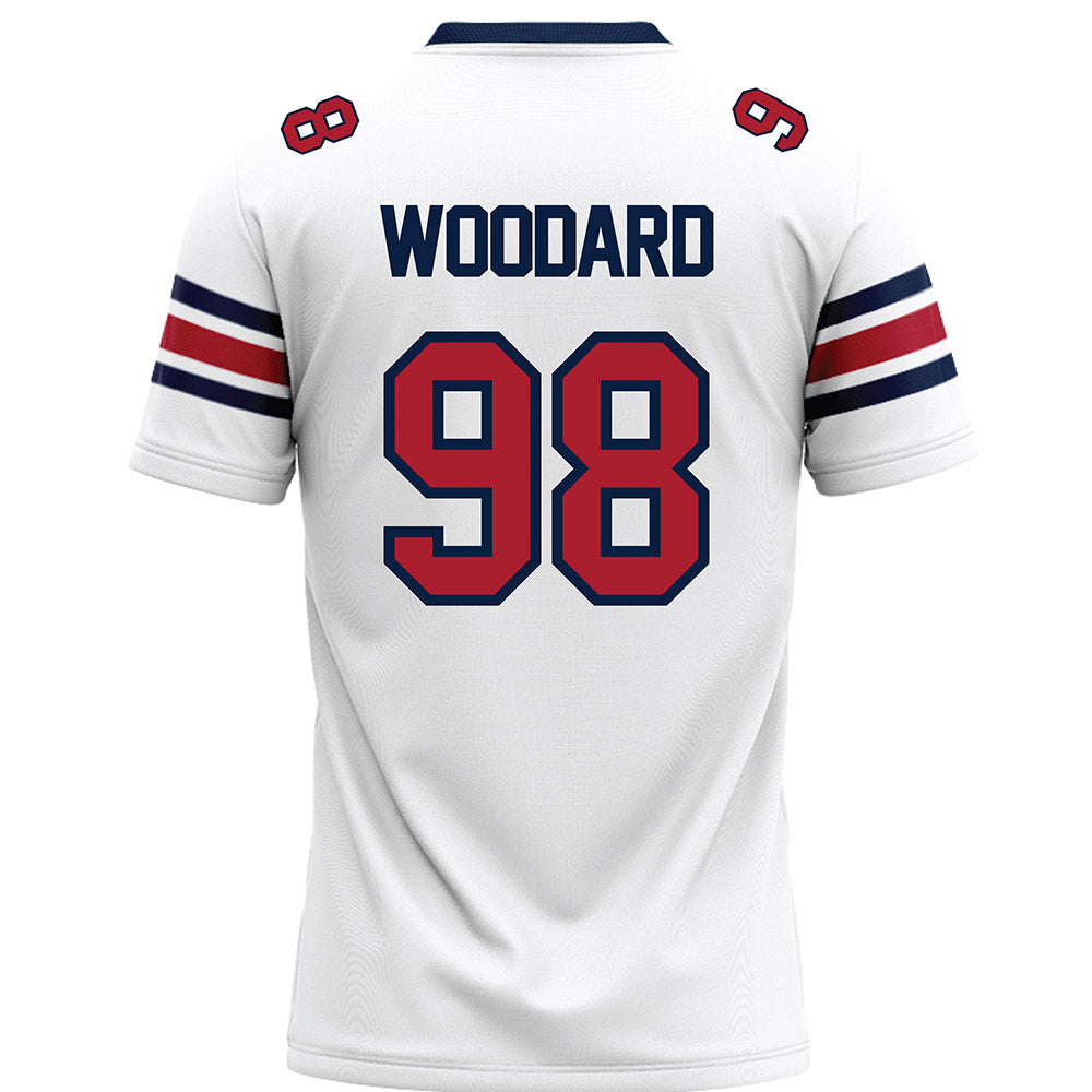 Liberty - NCAA Football : Weston Woodard - White Premium Football Jersey-1