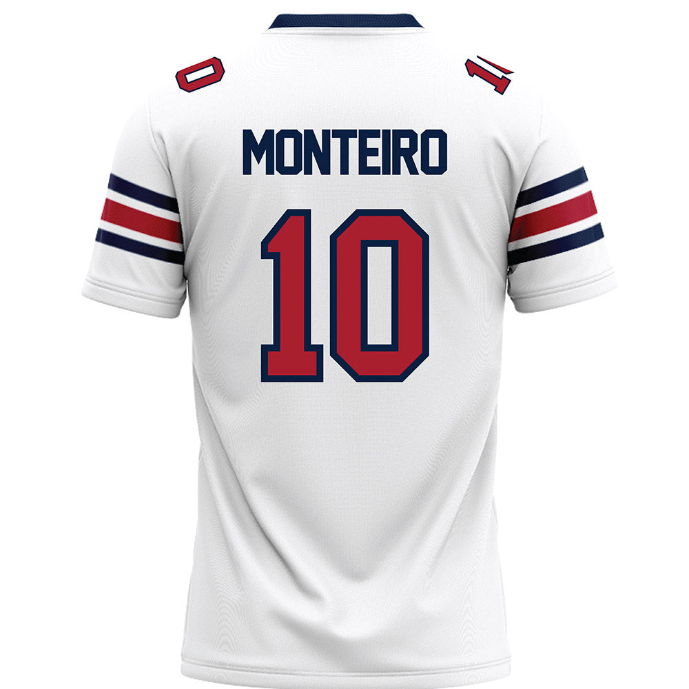 Liberty - NCAA Football : Jonathan Monteiro - White Premium Football Jersey-1