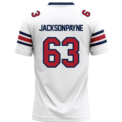 Liberty - NCAA Football : DaJyQuwan Jackson-Payne - White Premium Football Jersey-1