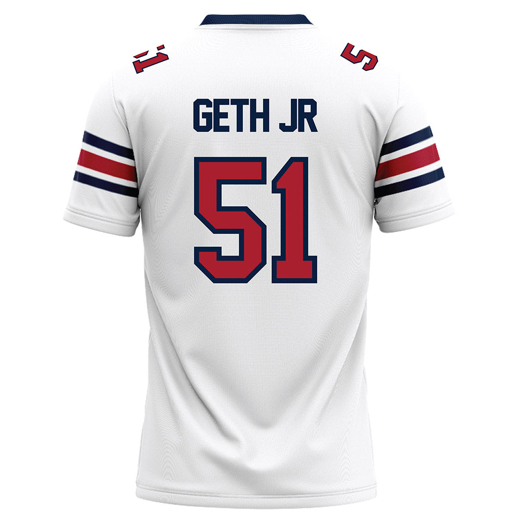 Liberty - NCAA Football : DJ Geth Jr - White Football Jersey-1