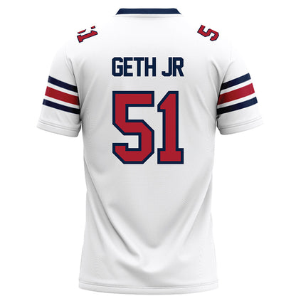 Liberty - NCAA Football : DJ Geth Jr - White Football Jersey-1