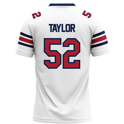 Liberty - NCAA Football : Jacob Taylor - White Football Jersey-1