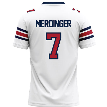 Liberty - NCAA Football : Michael Merdinger - White Premium Football Jersey-1