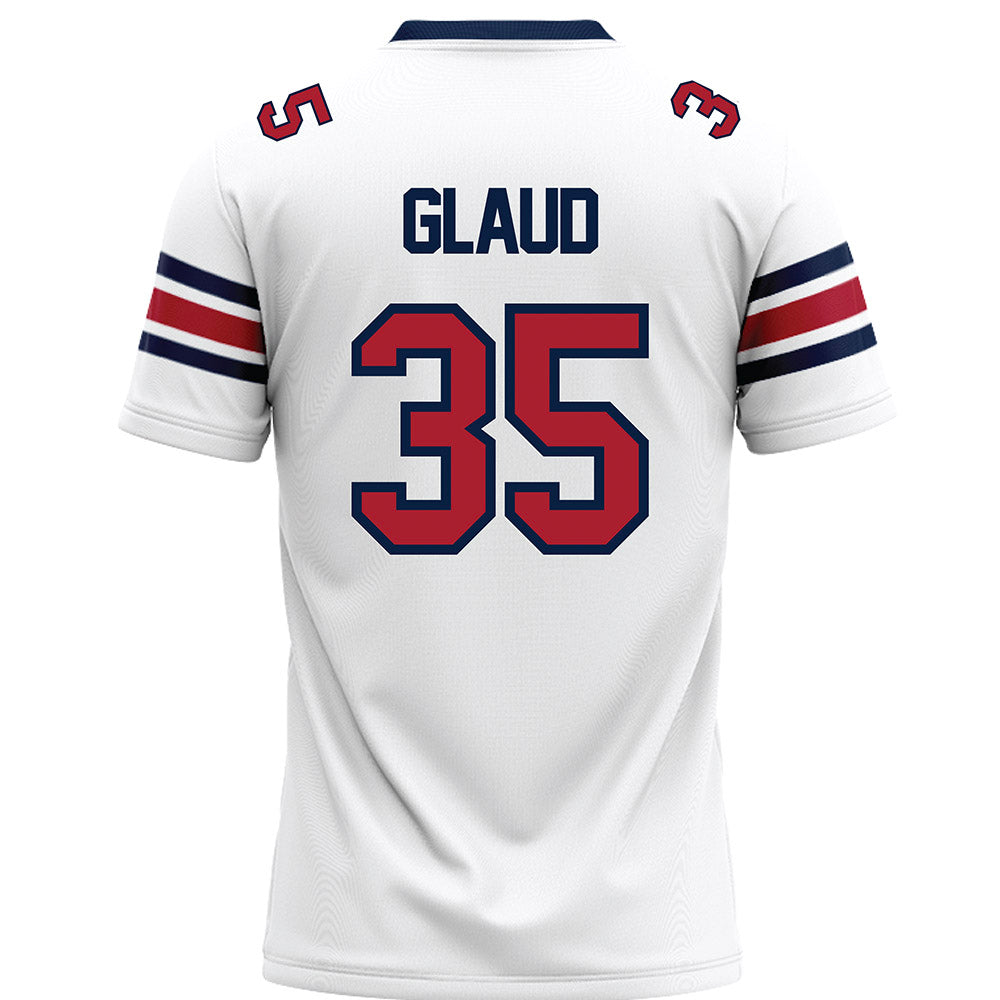 Liberty - NCAA Football : Dillano Glaud - White Premium Football Jersey