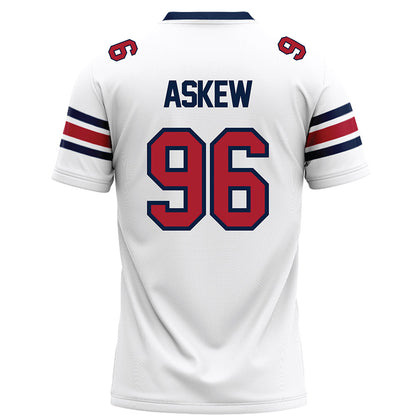 Liberty - NCAA Football : Gavin Askew - White Football Jersey-1