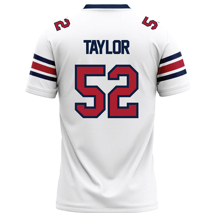 Liberty - NCAA Football : Jacob Taylor - White Premium Football Jersey-1