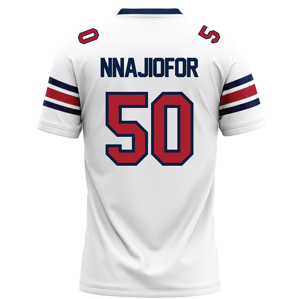 Liberty - NCAA Football : Esom Nnajiofor - White Football Jersey