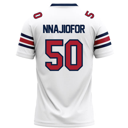 Liberty - NCAA Football : Esom Nnajiofor - White Football Jersey