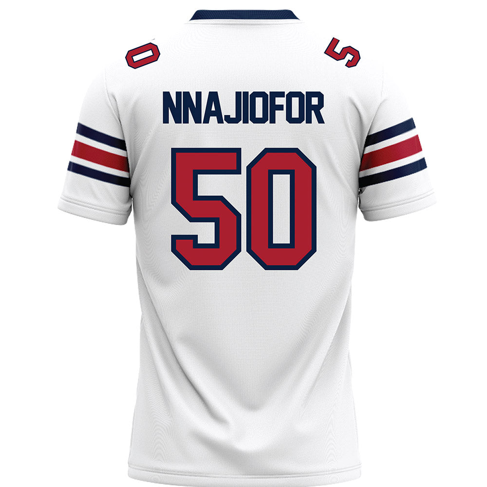 Liberty - NCAA Football : Esom Nnajiofor - White Premium Football Jersey
