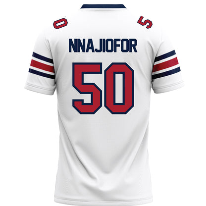 Liberty - NCAA Football : Esom Nnajiofor - White Premium Football Jersey