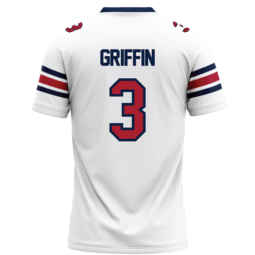 Liberty - NCAA Football : Eldric Griffin - White Football Jersey-1