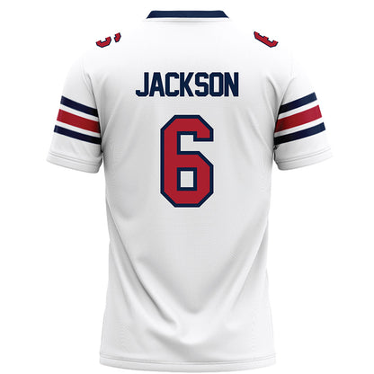 Liberty - NCAA Football : Teylor Jackson - White Football Jersey