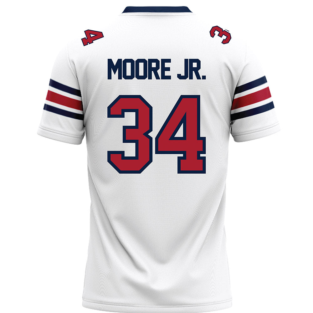Liberty - NCAA Football : Seneca Moore Jr. - White Premium Football Jersey-1