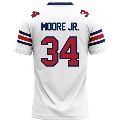Liberty - NCAA Football : Seneca Moore Jr. - White Premium Football Jersey-1