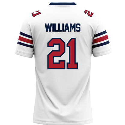 Liberty - NCAA Football : Caden Williams - White Premium Football Jersey-1
