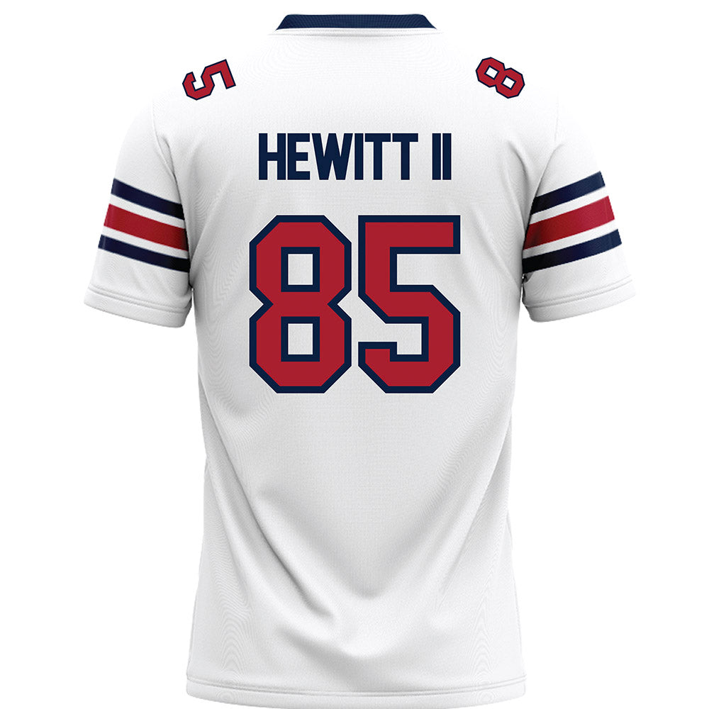 Liberty - NCAA Football : Connie Hewitt II - White Premium Football Jersey-1