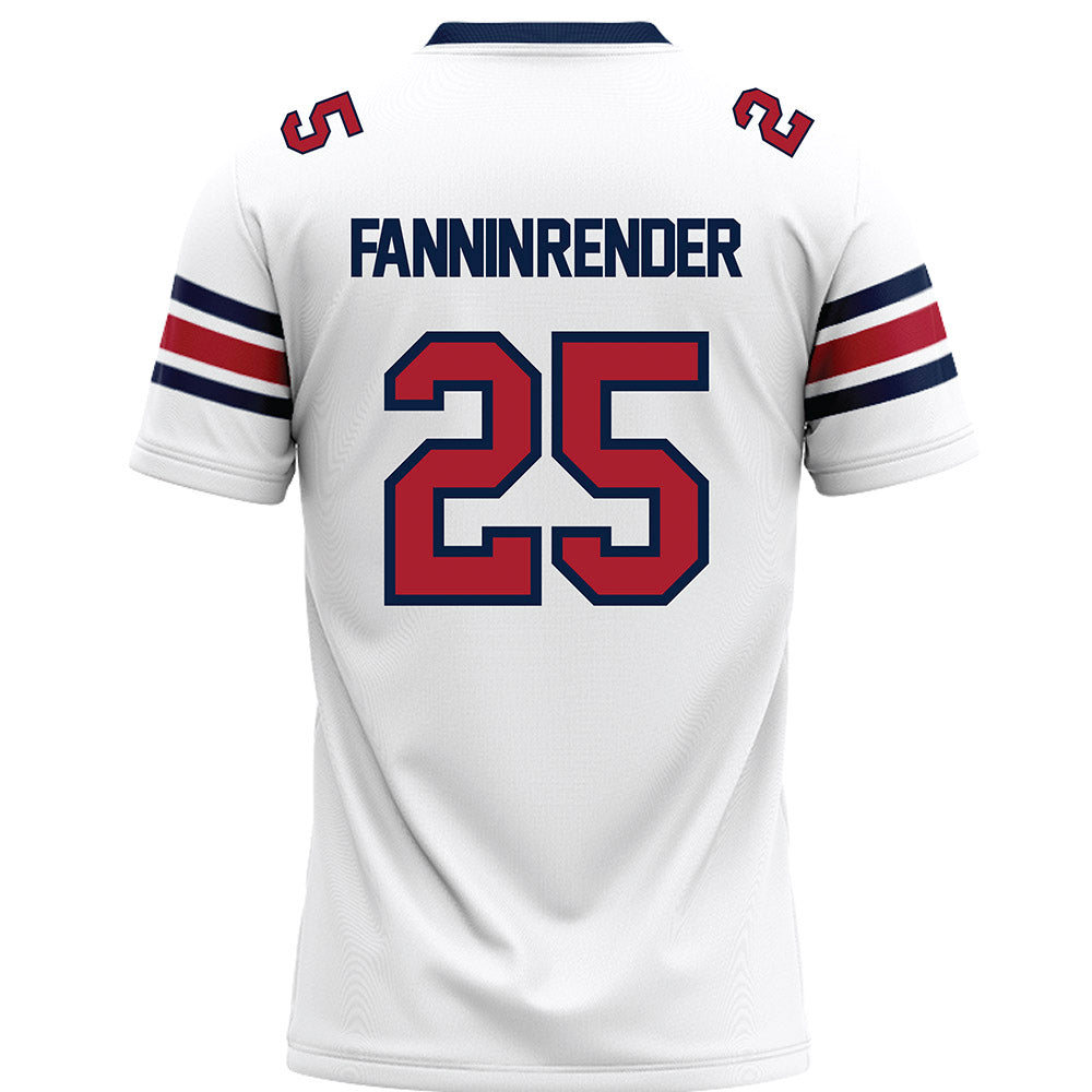 Liberty - NCAA Football : Malachi Fannin-Render - White Premium Football Jersey-1