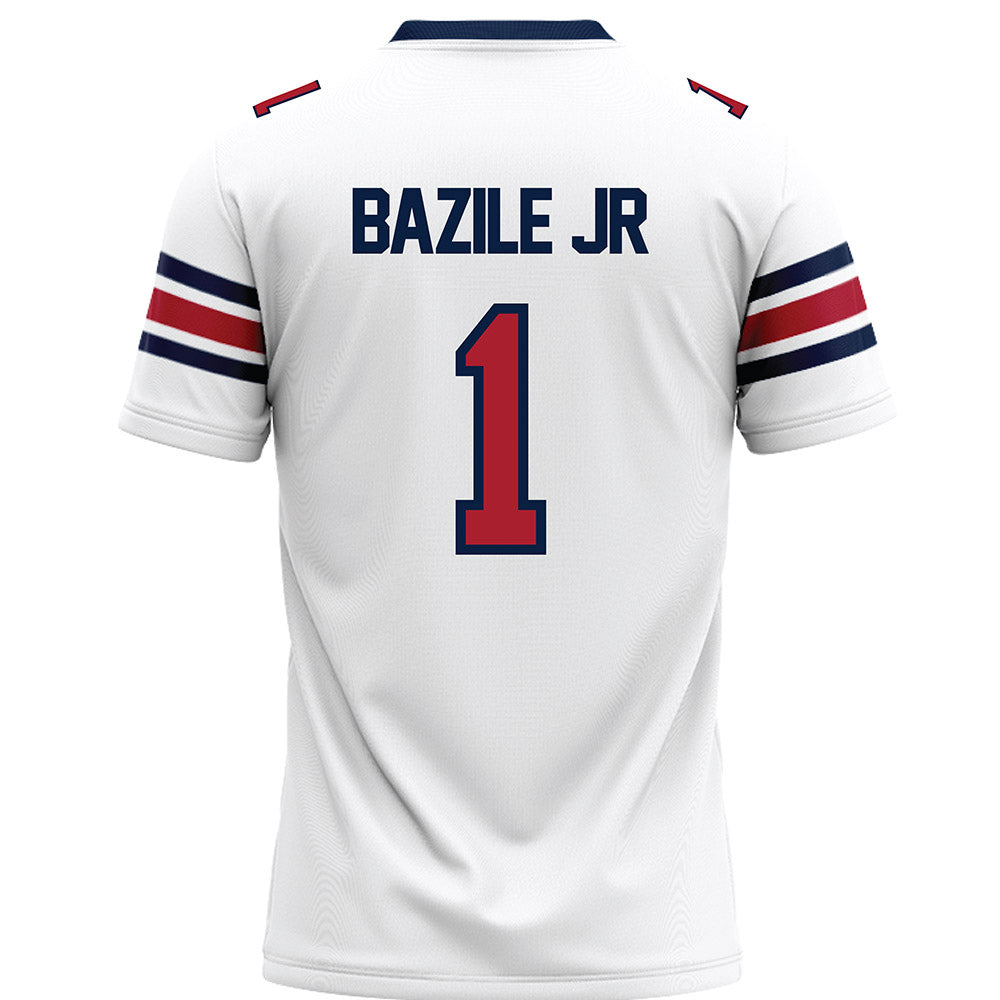 Liberty - NCAA Football : CJ Bazile Jr - White Premium Football Jersey-1
