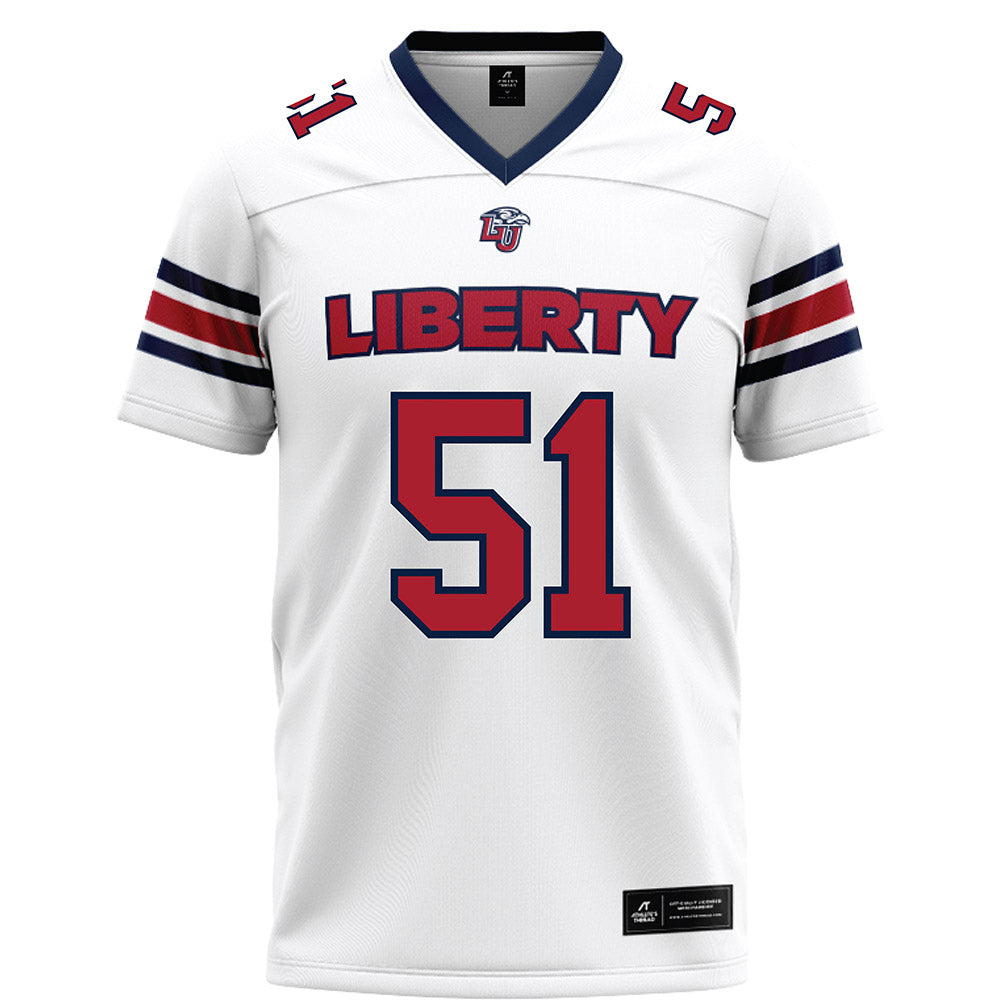 Liberty - NCAA Football : DJ Geth Jr - White Football Jersey-0