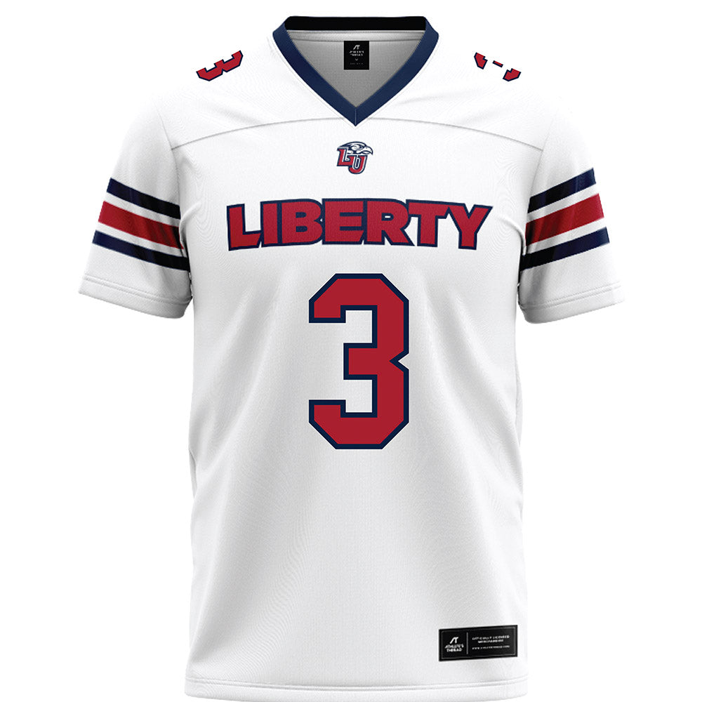 Liberty - NCAA Football : Jamari Person - White Premium Football Jersey-0