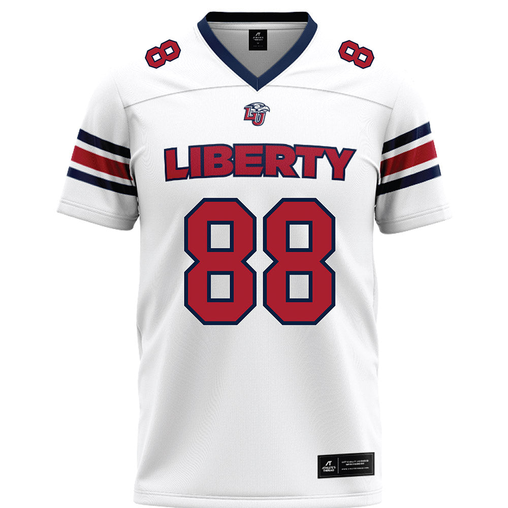 Liberty - NCAA Football : Kamron Cullins - White Premium Football Jersey-0