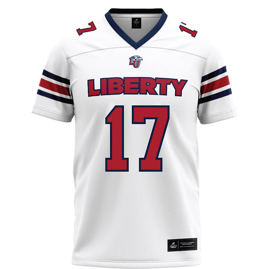 Liberty - NCAA Football : Bo Burklow Jr. - White Football Jersey-0