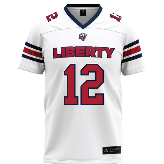 Liberty - NCAA Football : Alex Oliver - White Premium Football Jersey