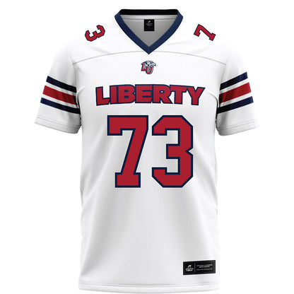 Liberty - NCAA Football : Curtis Doirilus - White Football Jersey-0