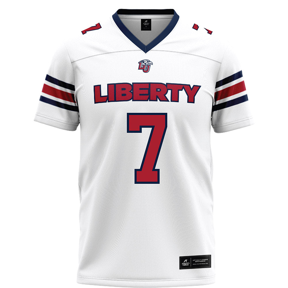 Liberty - NCAA Football : Michael Merdinger - White Football Jersey-0
