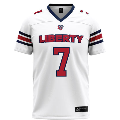 Liberty - NCAA Football : Michael Merdinger - White Football Jersey-0