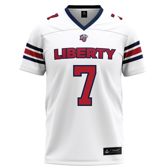 Liberty - NCAA Football : Michael Merdinger - White Football Jersey-0