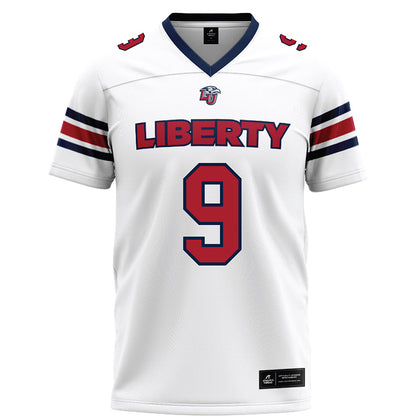 Liberty - NCAA Football : Deuce Spurlock II - White Football Jersey-0