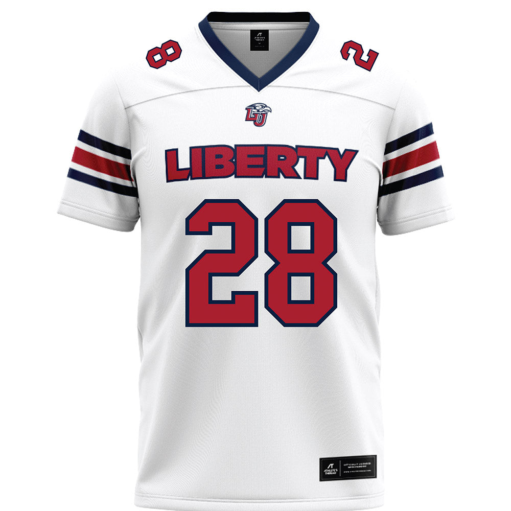 Liberty - NCAA Football : Colton McCoy - White Premium Football Jersey-0