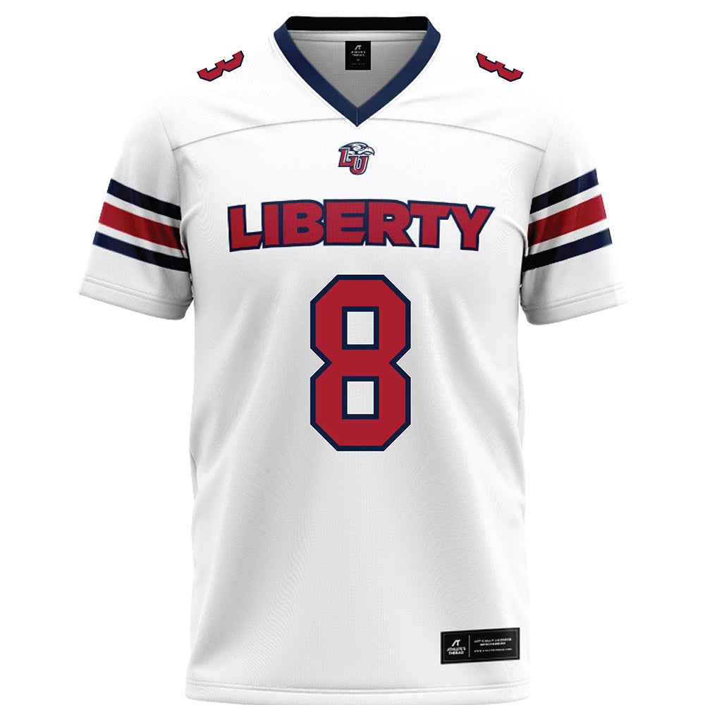 Liberty - NCAA Football : Brenton Williams - White Premium Football Jersey-0