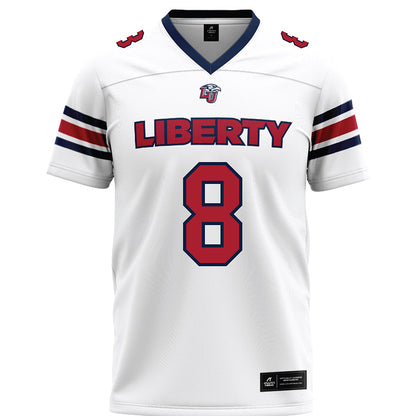 Liberty - NCAA Football : Brenton Williams - White Premium Football Jersey-0