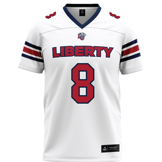 Liberty - NCAA Football : Brenton Williams - White Premium Football Jersey-0