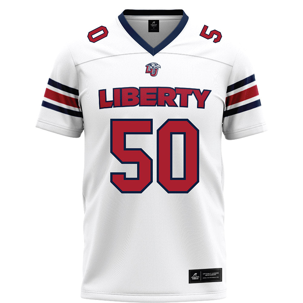 Liberty - NCAA Football : Esom Nnajiofor - White Football Jersey