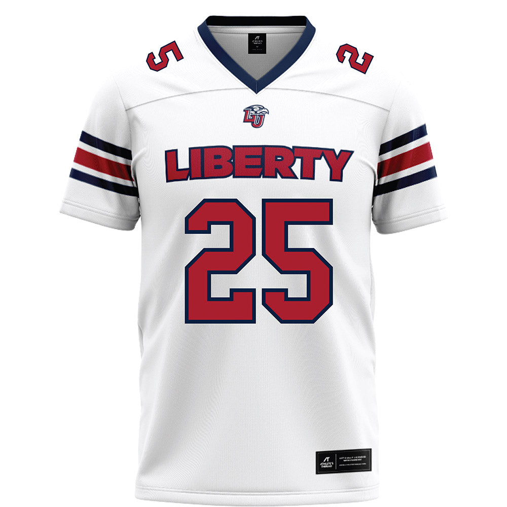 Liberty - NCAA Football : Malachi Fannin-Render - White Football Jersey-0