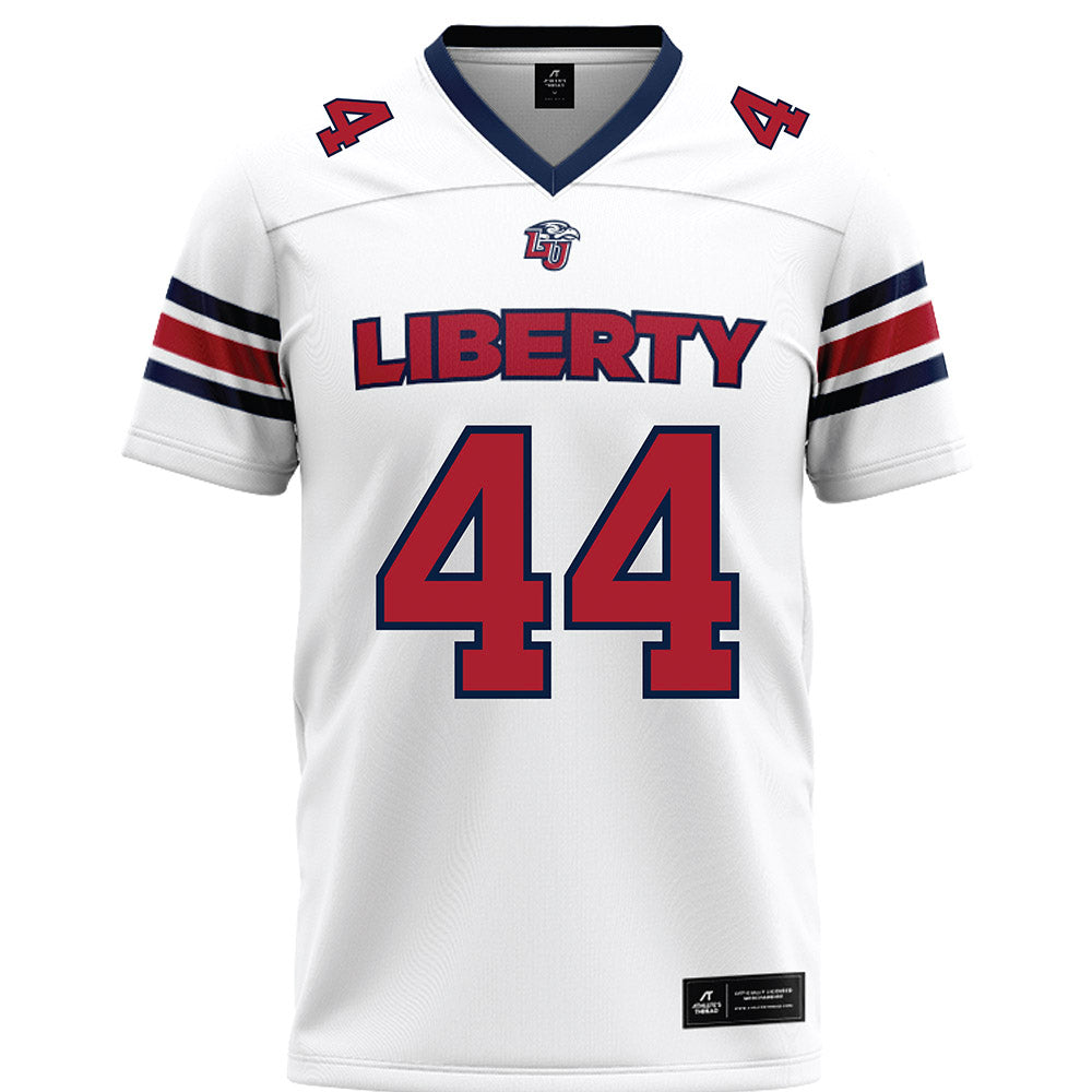 Liberty - NCAA Football : Joe Strickland - White Premium Football Jersey-0