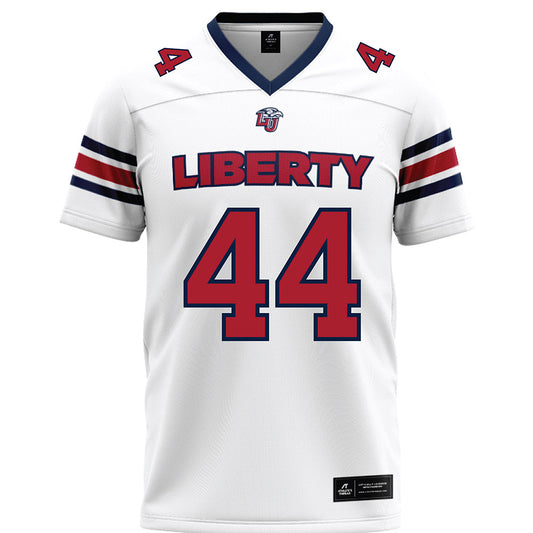 Liberty - NCAA Football : Joe Strickland - White Premium Football Jersey-0