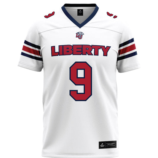 Liberty - NCAA Football : Donte Lee Jr - White Premium Football Jersey-0