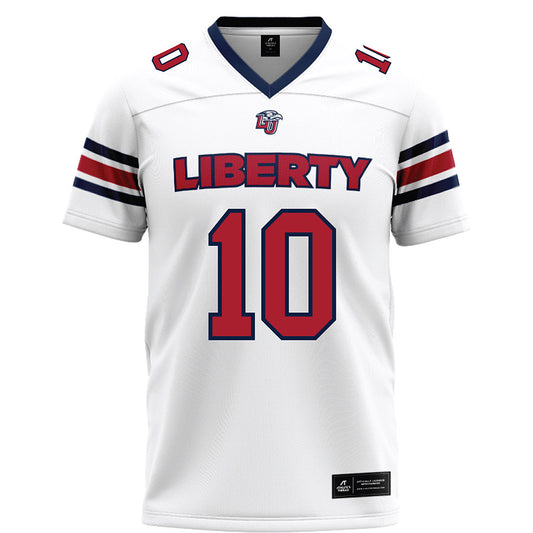 Liberty - NCAA Football : Jonathan Monteiro - White Football Jersey-0