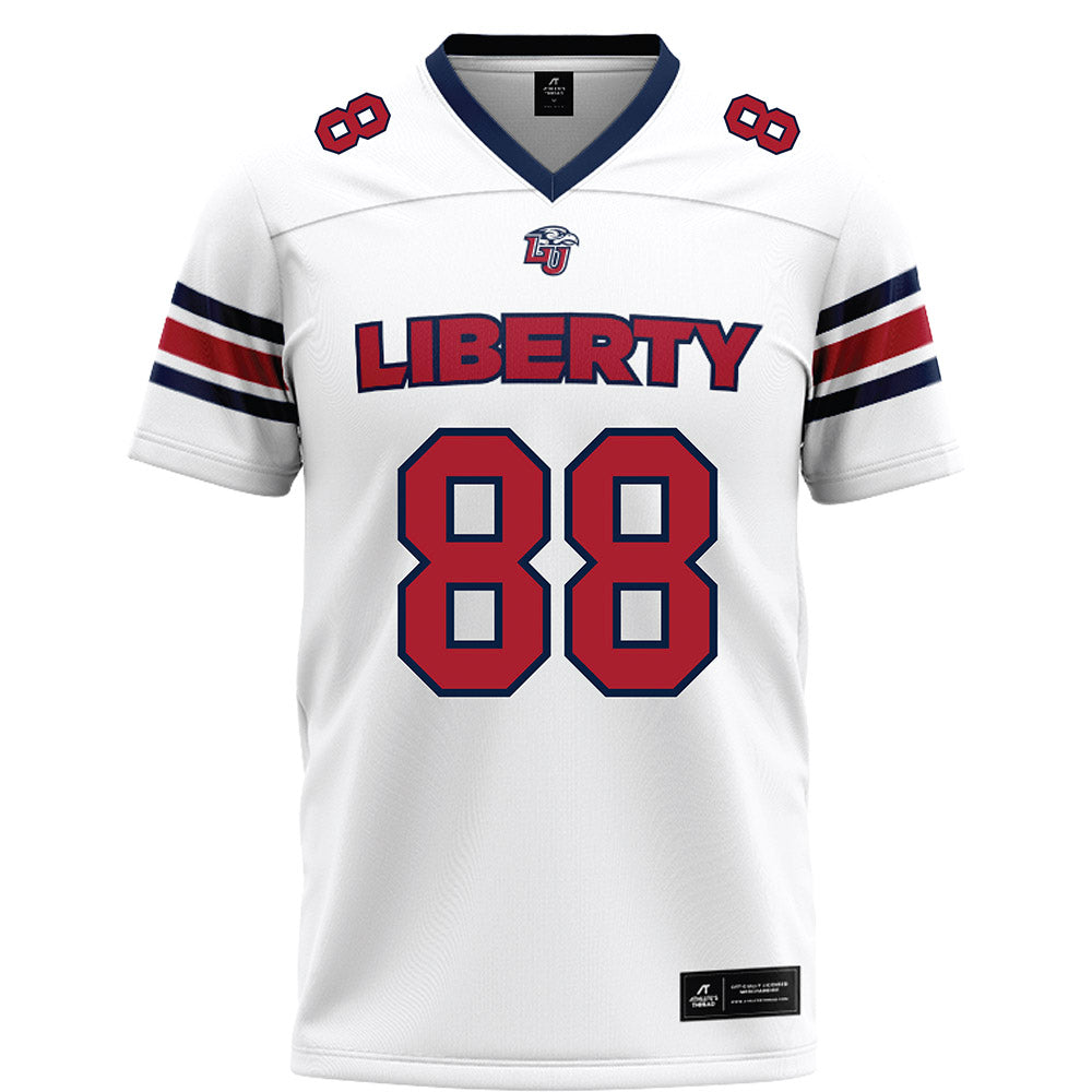 Liberty - NCAA Football : Kamron Cullins - White Football Jersey-0