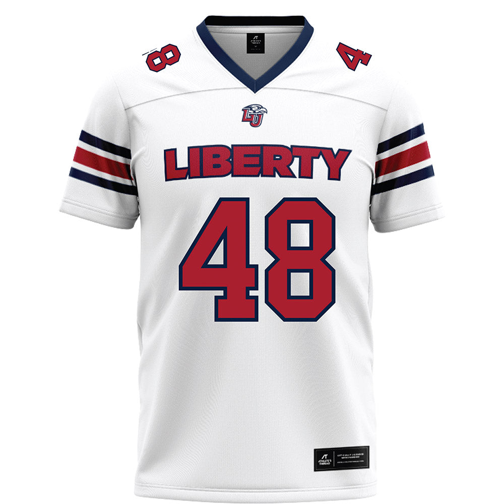 Liberty - NCAA Football : Caleb Ryan - White Football Jersey-0