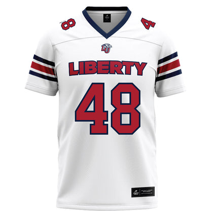Liberty - NCAA Football : Caleb Ryan - White Football Jersey-0